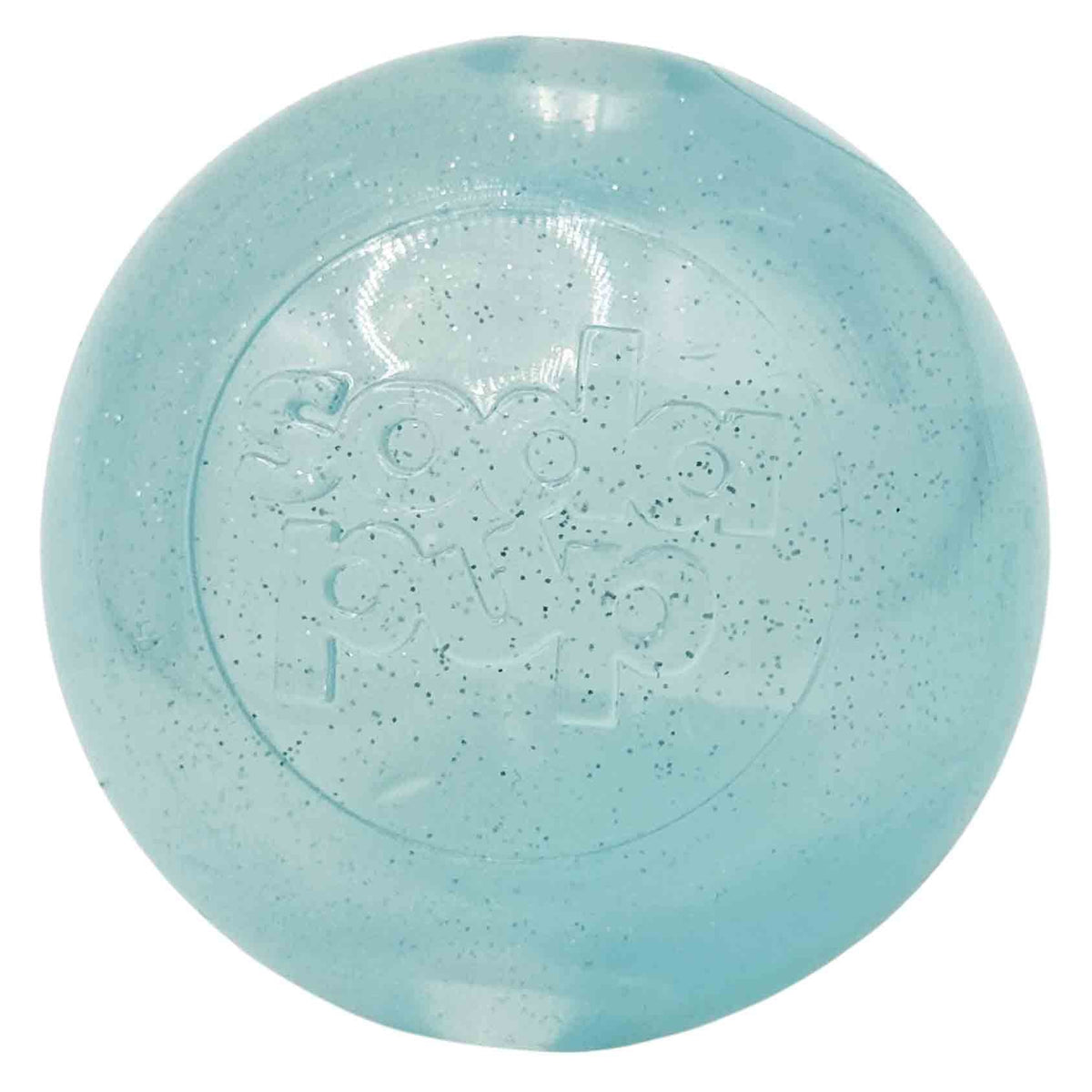 Glitter Ball Dog Toy | Soft PUP-X Rubber Floating Fetch Ball with Treat Dispenser | USA Made