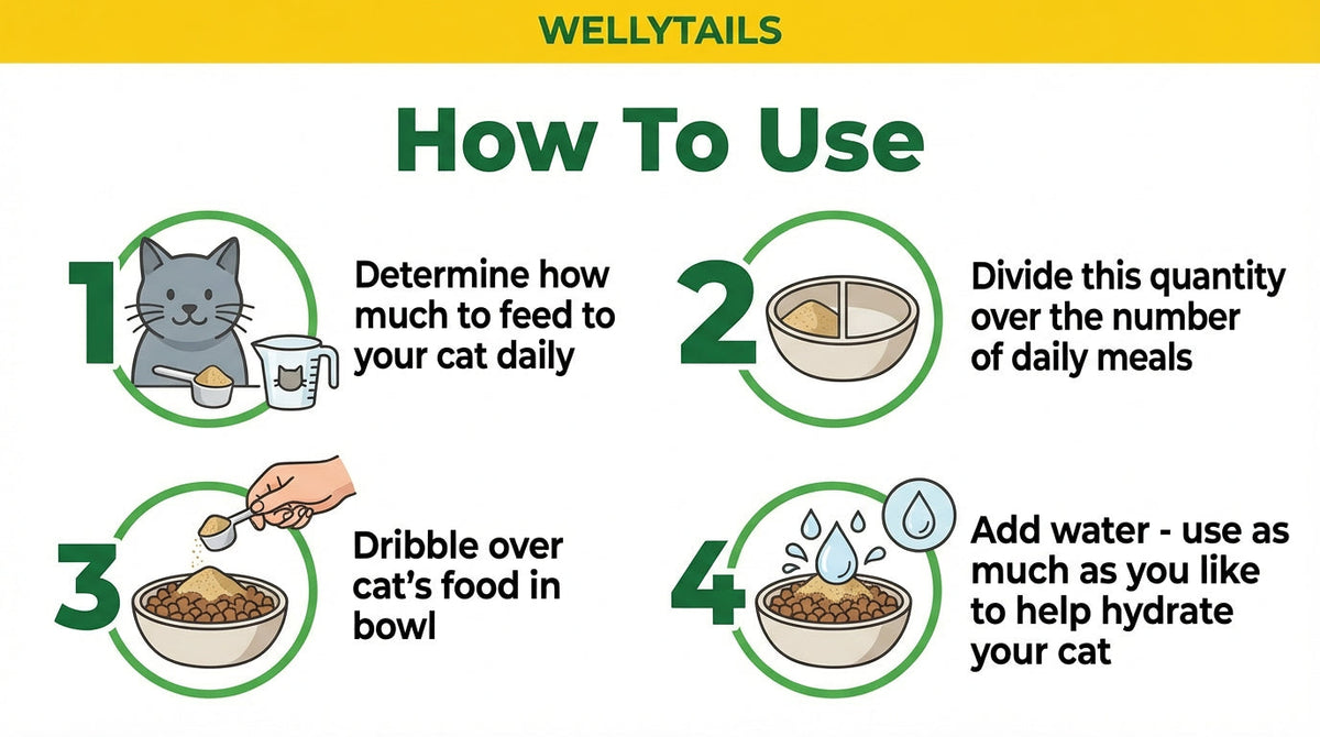 WellyTails Senior Cat Joint Care ADVANCED 45 Scoops 9.17 oz. (260 grams)