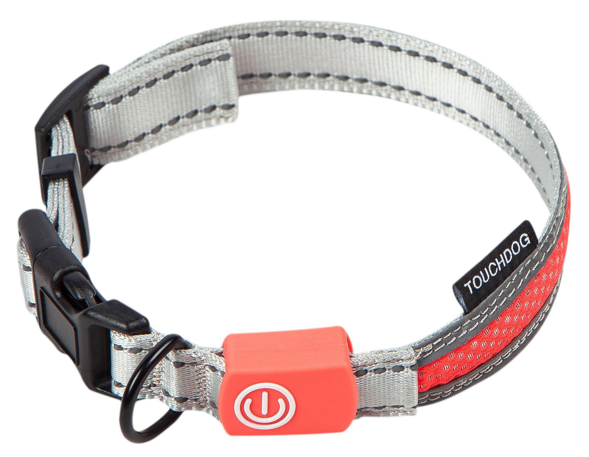 Touchdog ®'Lumiglow' 2-in-1 USB Charging LED Lighting Water-Resistant Dog Leash and Collar