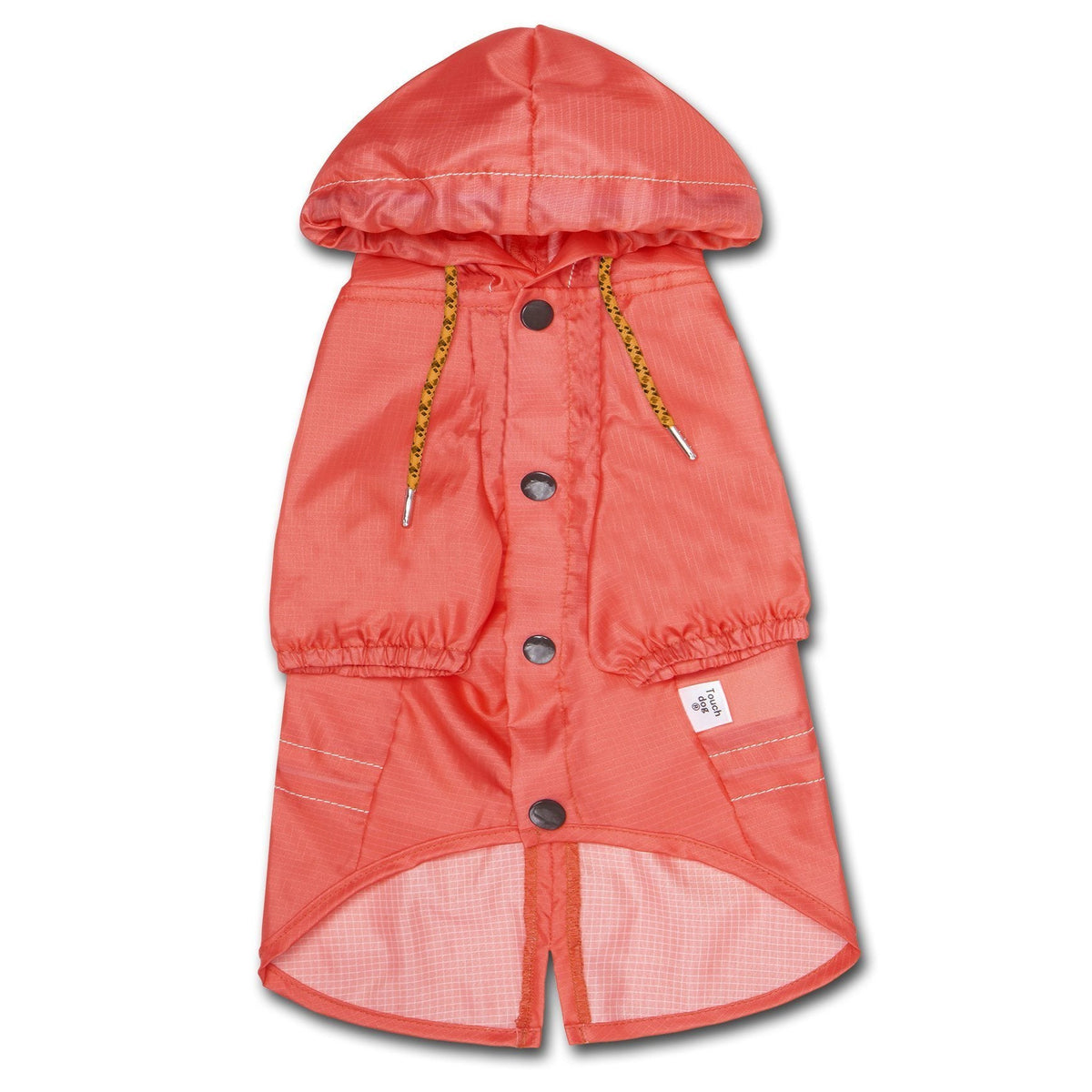 Touchdog Split-Vent Designer Waterproof Dog Raincoat