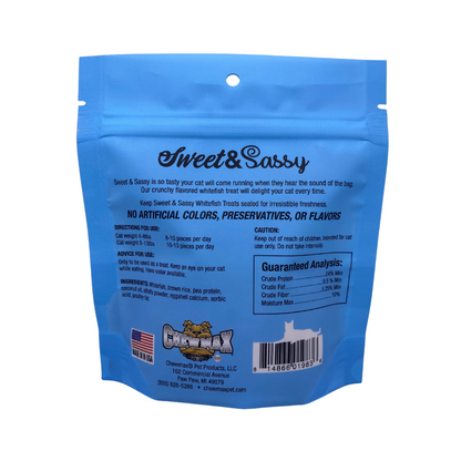 Sweet & Sassy Cat Treats Whitefish Flavor