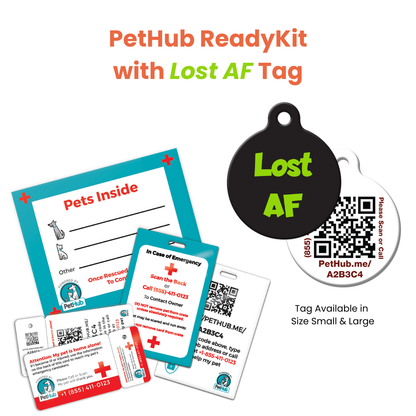 PetHub QR Pet ID Comprehensive ReadyKit – Complete Emergency Kit