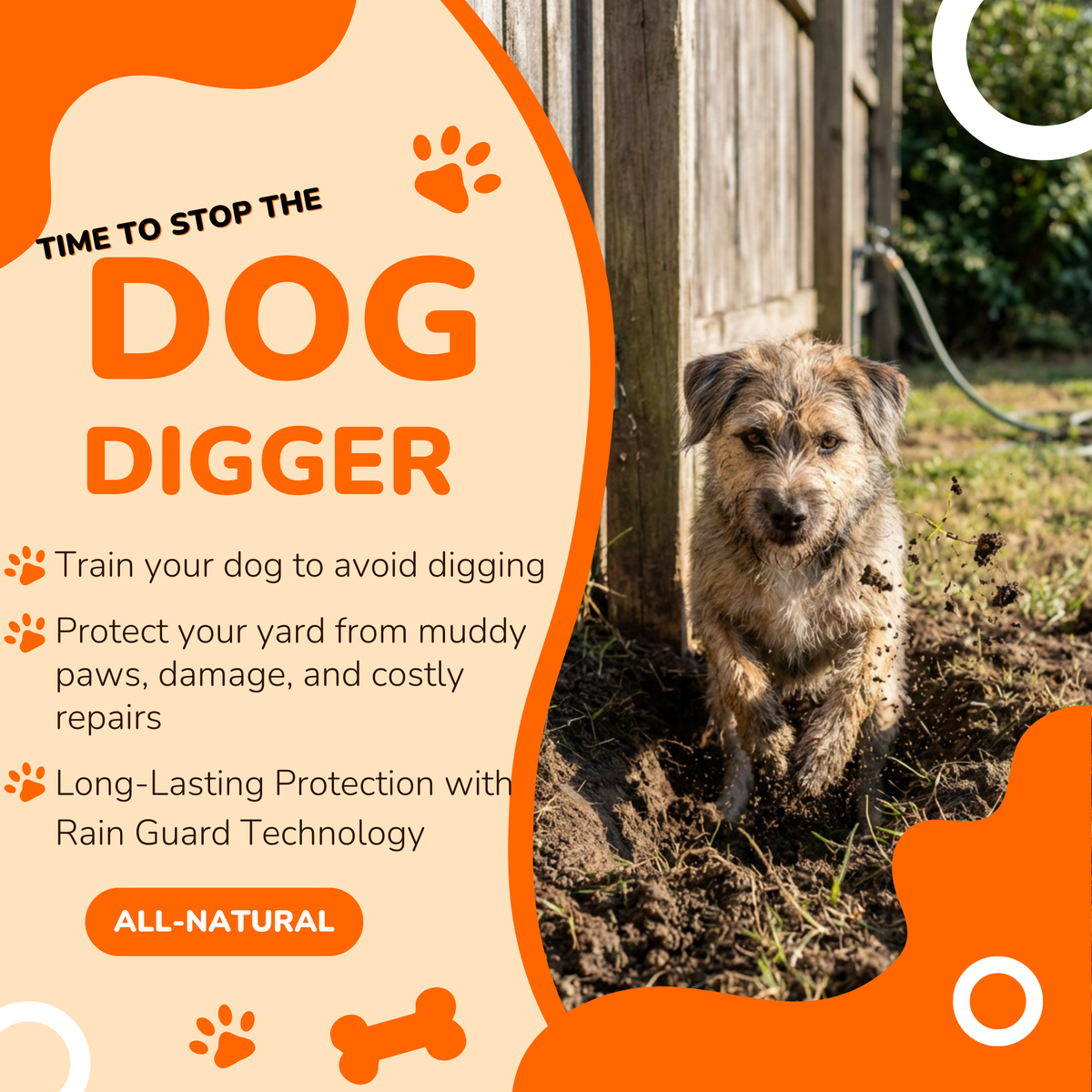 No Holes! Digging Prevention Gallon Trigger Sprayer