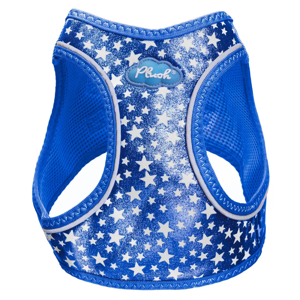 Plush Step In Glitter Glow Harness - Navy