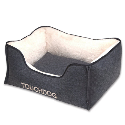 Touchdog 'Felter Shelter' Luxury Premium Designer Dog Bed