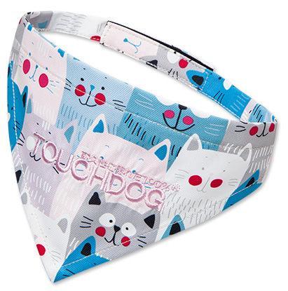 Touchdog ®'Head-Popper' Fashion Designer Printed Hook-and-Loop Dog Bandana